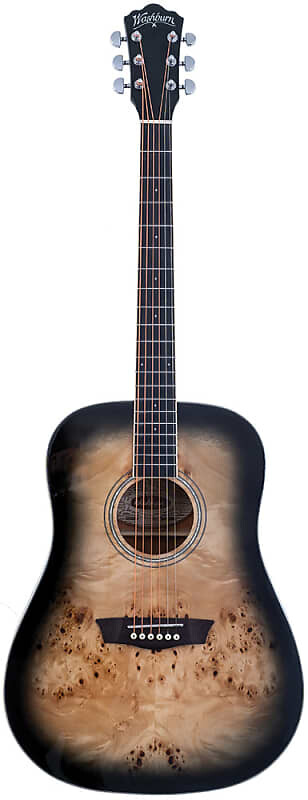 

Акустическая гитара Washburn Deep Forest Burl D Black Fade