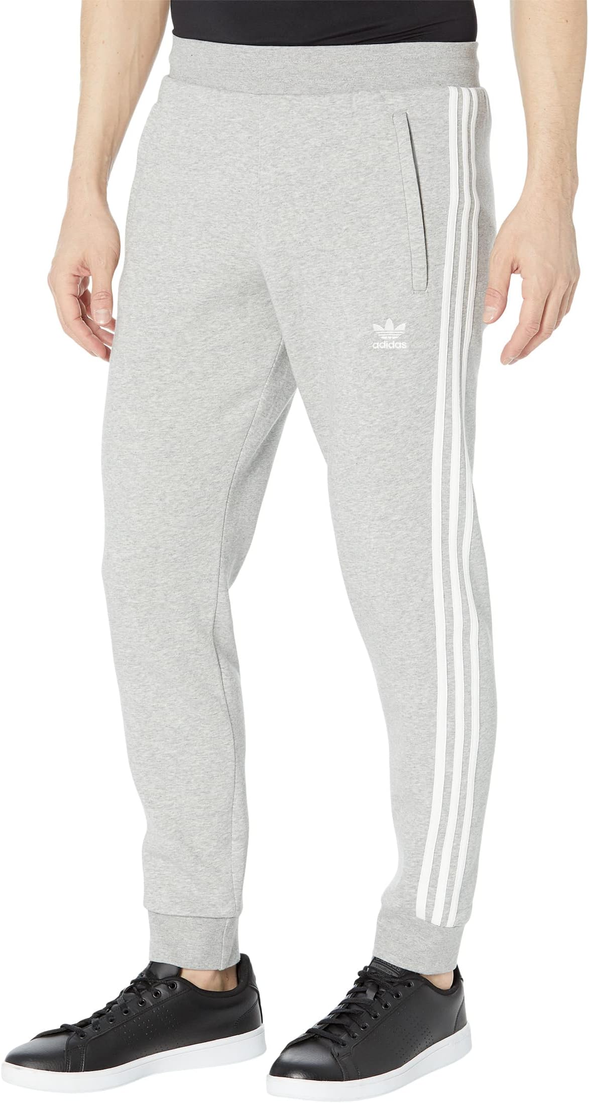 

Брюки с 3 полосками adidas, цвет Medium Grey Heather 1