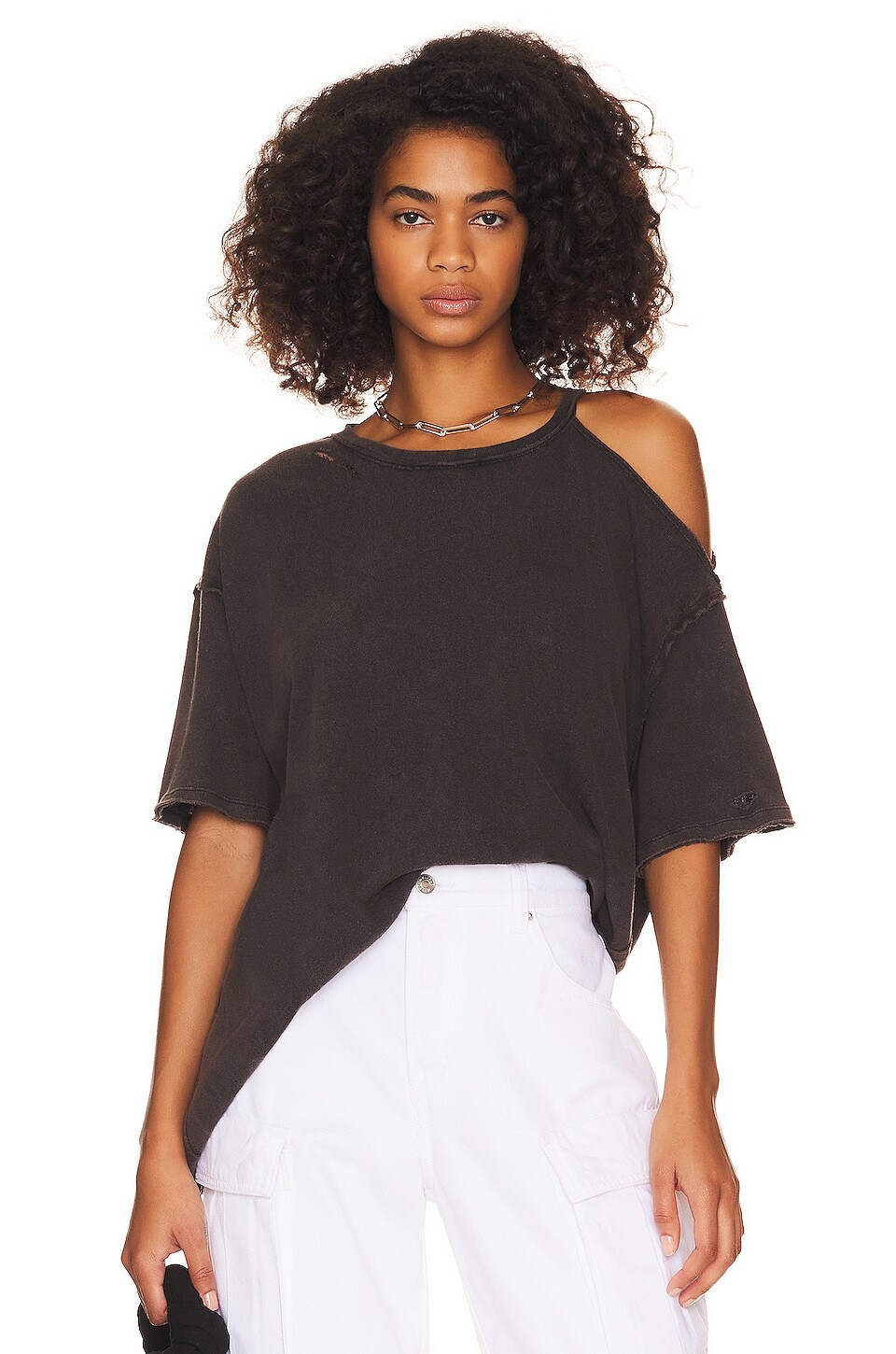 

Футболка Free People Saturn, черный