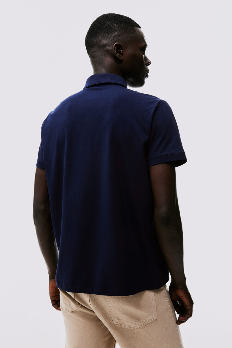 цена Рубашка-поло приталенного кроя H&M, синий
