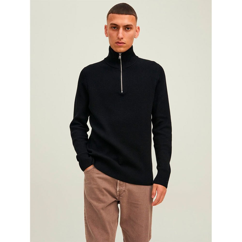 

Свитер Jack & Jones Perfect Half Zip, черный