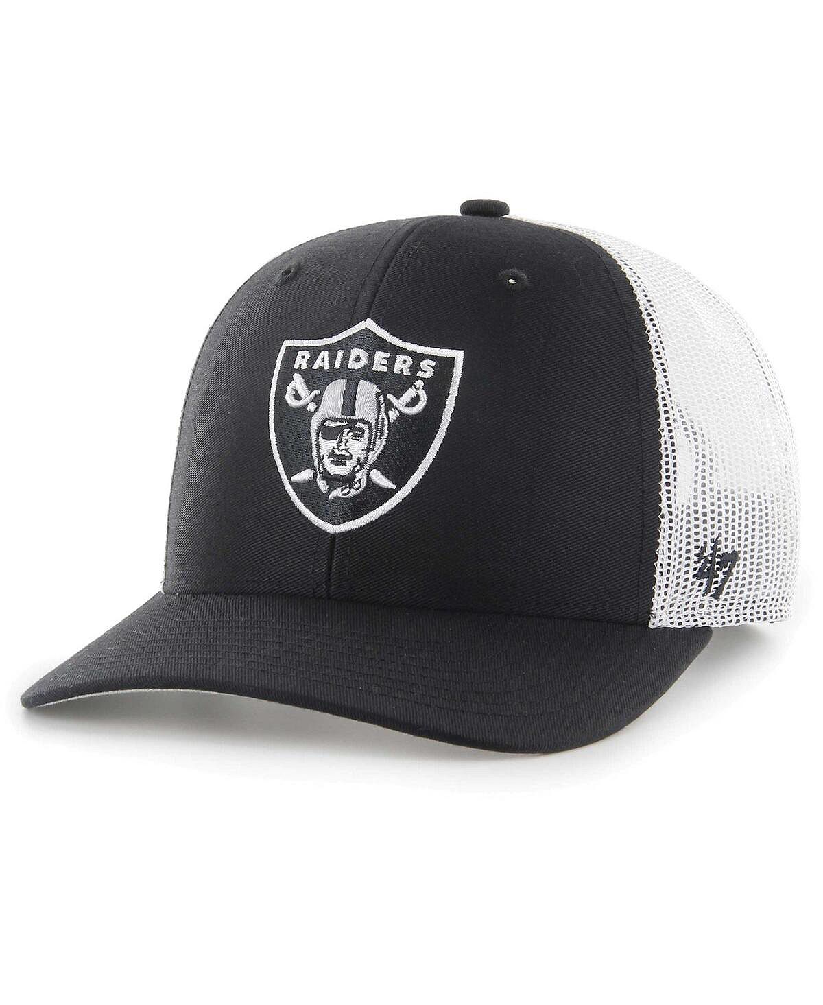 

Мужская черная регулируемая кепка дальнобойщика Las Vegas Raiders '47 Brand