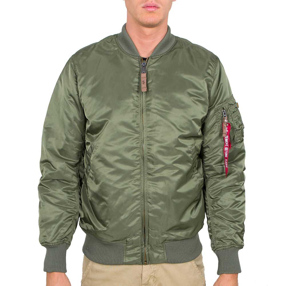 Куртка Alpha Industries MA-1 VF 59 Long, зеленый