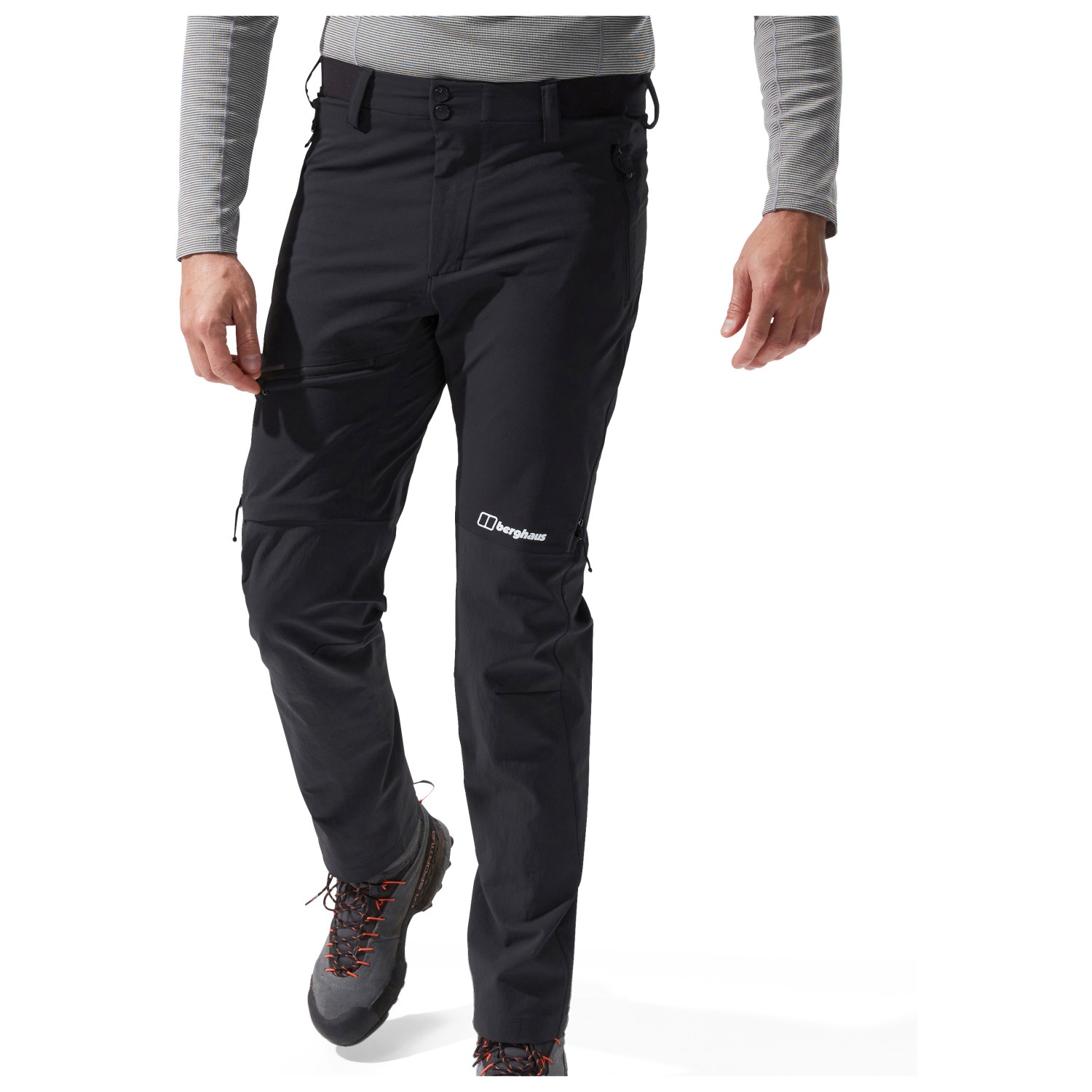 Туристические брюки Berghaus MTN Guide Alpine Pant, цвет Black/Black