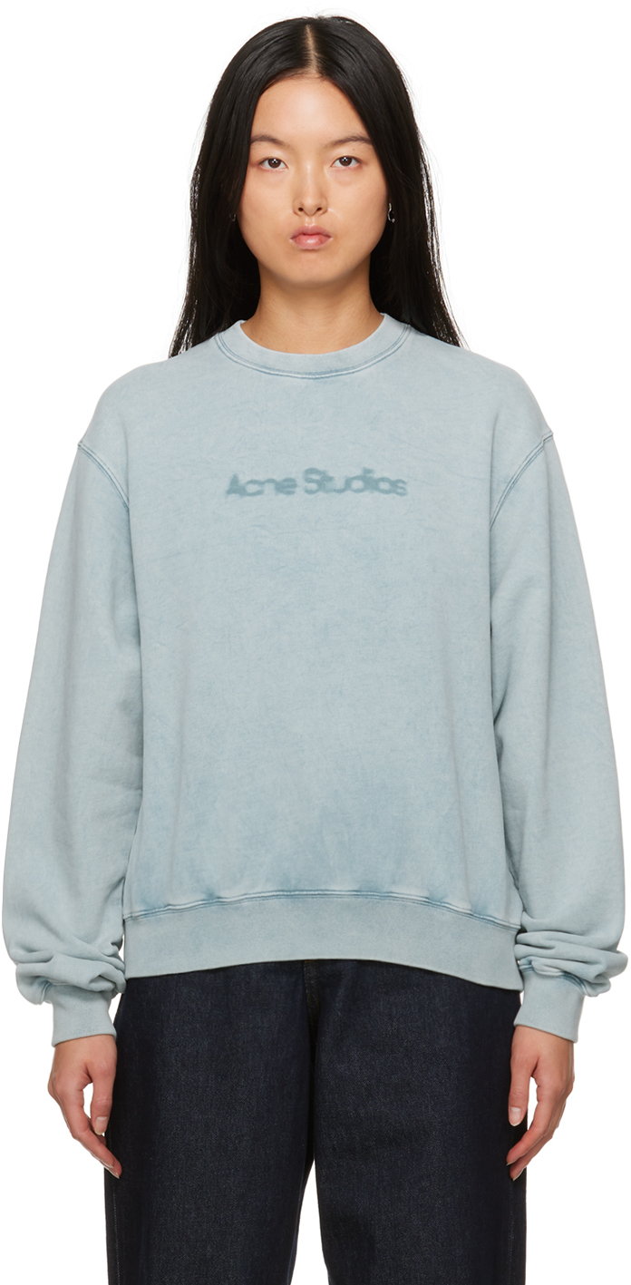 

Синий размытый порошок толстовки Acne Studios