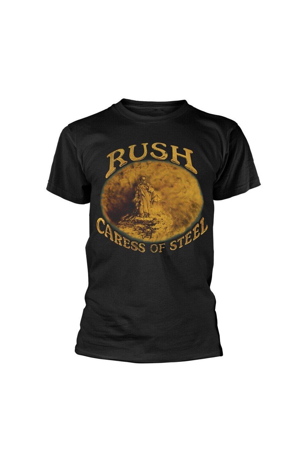 Хлопковая футболка Caress Of Steel Rush, черный