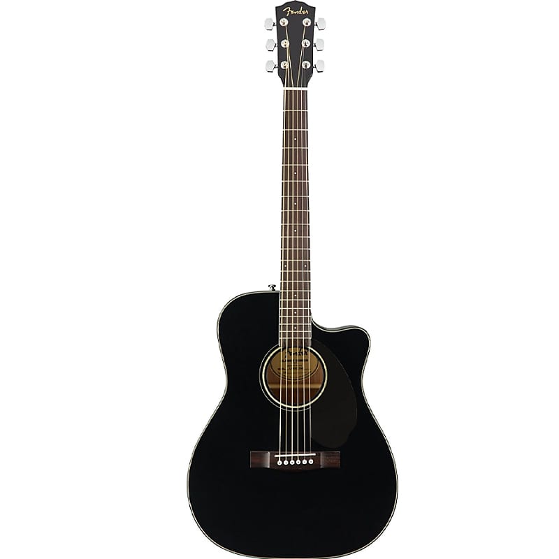 Акустическая гитара Fender CC-60SCE Concert Acoustic-Electric Guitar - Black