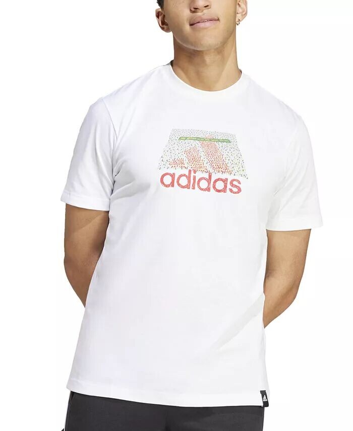

Мужская футболка с логотипом Code Team Stadium adidas, белый