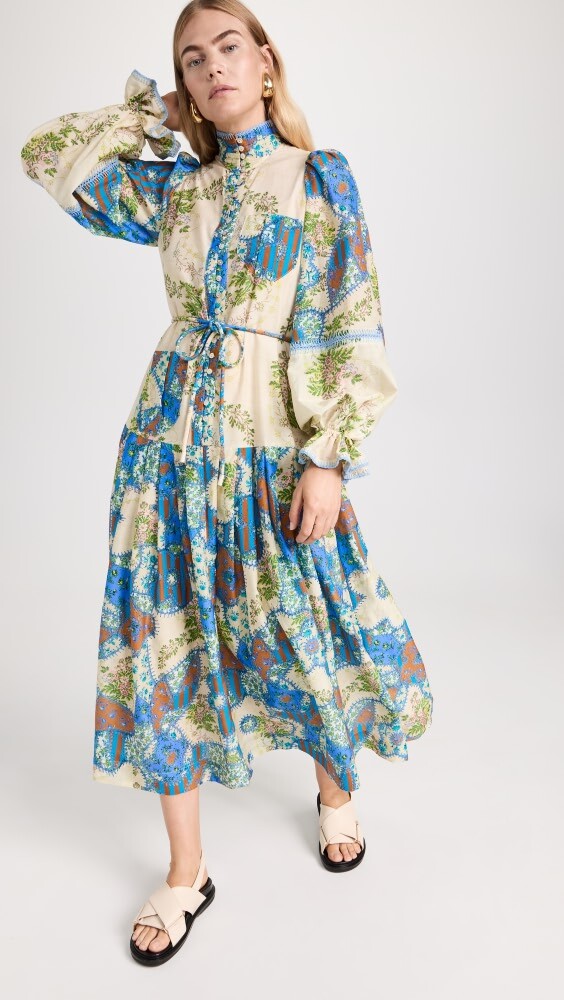 

Платье Alemais Skye Patchwork Shirtdress