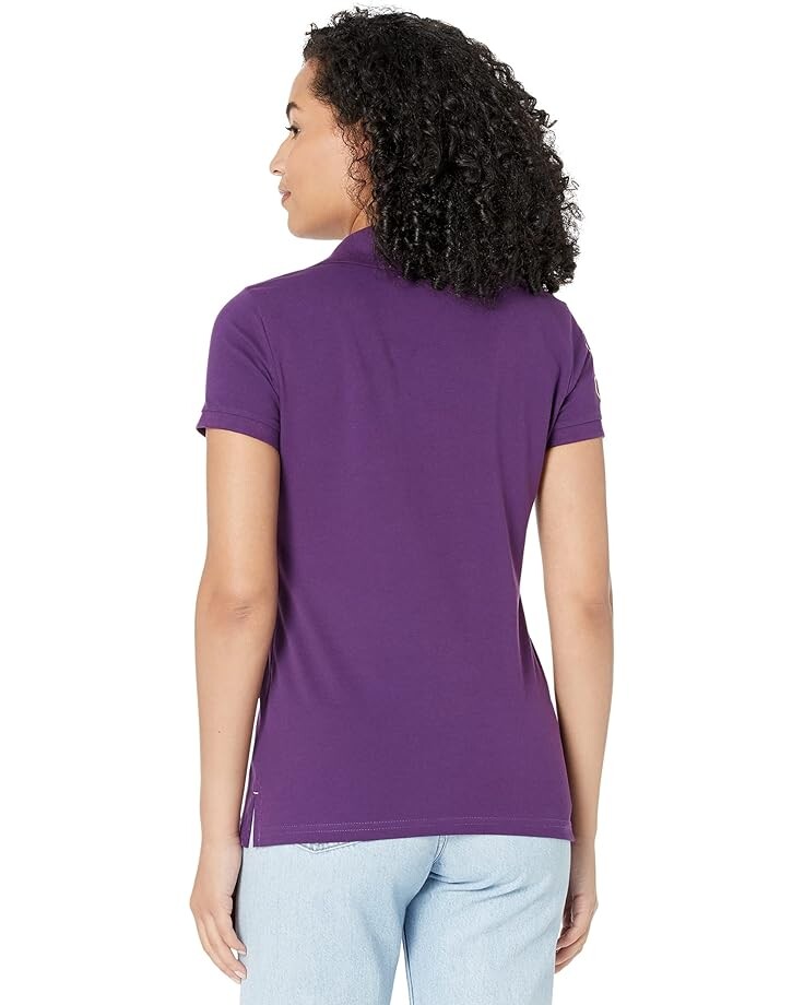 

Поло U.S. POLO ASSN. USPA Metallic Print Polo, цвет Kingston Purple