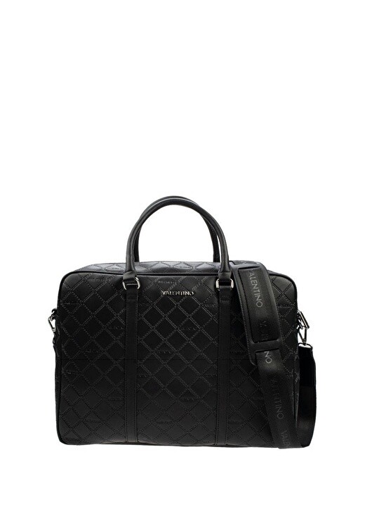 

Черная сумка для ноутбука на молнии Valentino