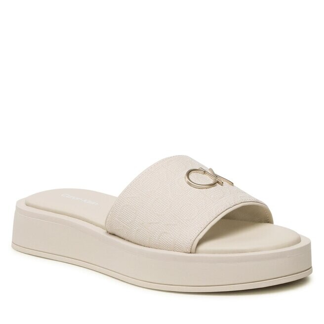 

Шлепанцы Calvin Klein DressFlatform W/Hw, бежевый