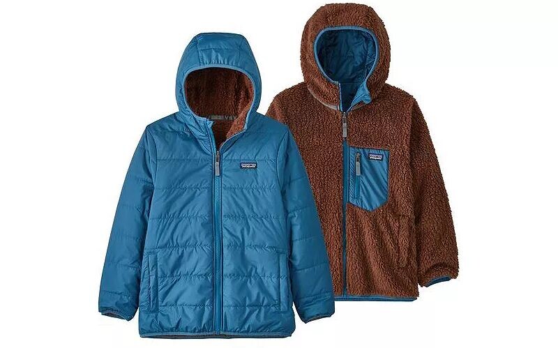 

Двусторонняя куртка Ready Freddy для мальчиков Patagonia с капюшоном, синий