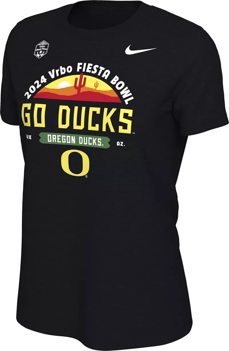 

Женская футболка Nike 2024 Fiesta Bowl Bound Oregon Ducks Mantra