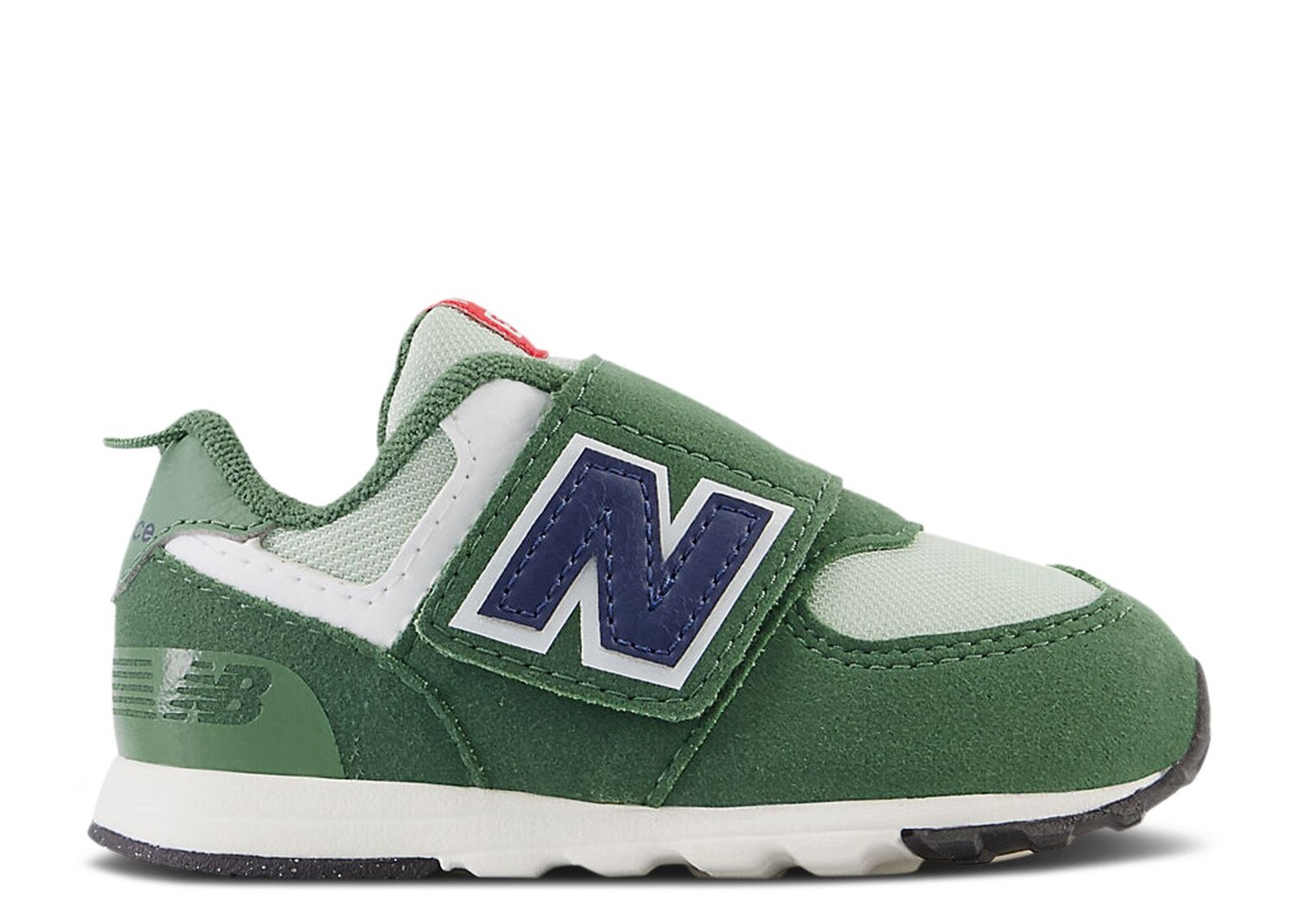 

Кроссовки New Balance 574 New-B Hook & Loop Toddler Wide 'Nori', зеленый
