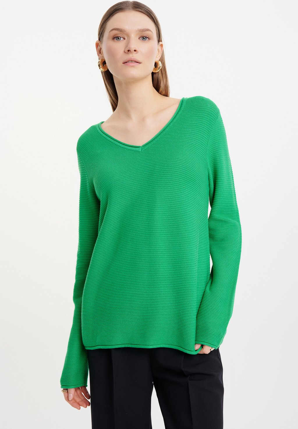 Вязаный свитер Greenpoint, цвет green вязаный свитер ihbrielle ichi цвет oatmeal w green tea