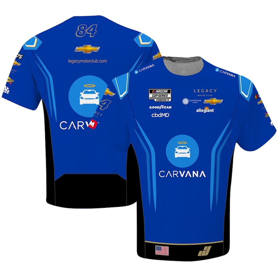 

Футболка с коротким рукавом LEGACY Motor Club Team Collection Jimmie Johnson, синий