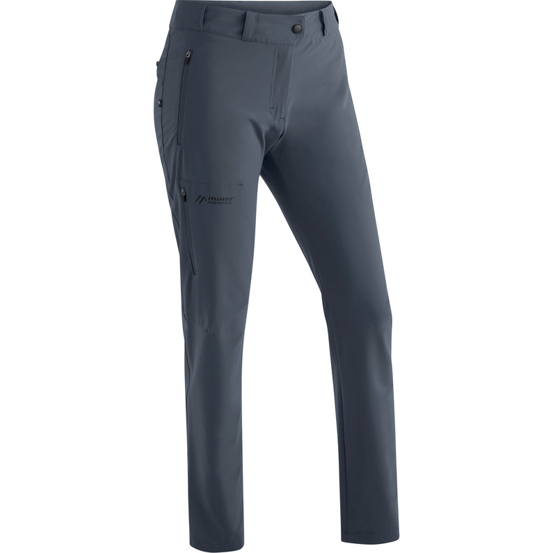 Женские узкие брюки из латита Maier Sports, серый цена и фото