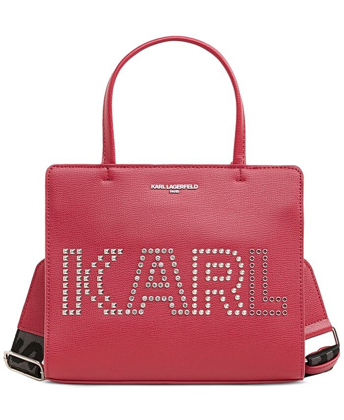 

Маленькая сумка-сумка Maybelle Red Rivets KARL LAGERFELD PARIS, красный