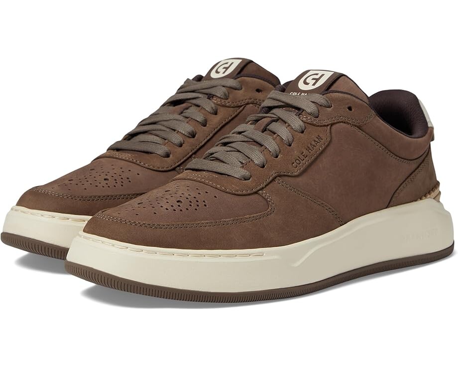 

Кроссовки Cole Haan Grandpro Crew Wing Tip, цвет Lava Nubuck/Ivory