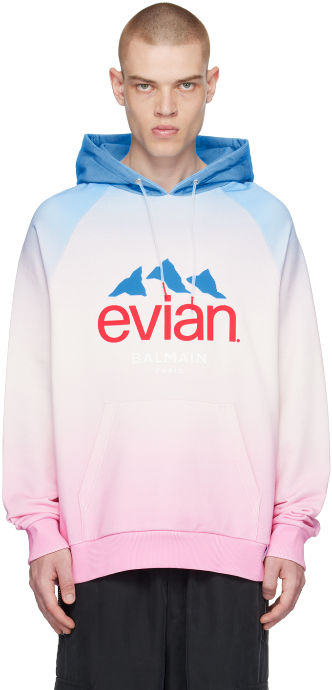 Розовый худи Evian Edition Balmain evian still