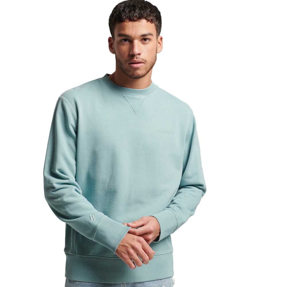 

Толстовка Superdry Code Essential Overdyed Crew, синий