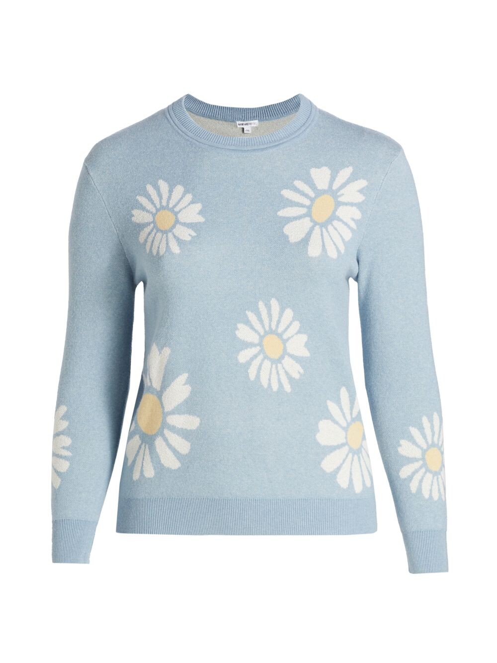 

Свитер с ромашкой по всему телу Minnie Rose, Plus Size, синий
