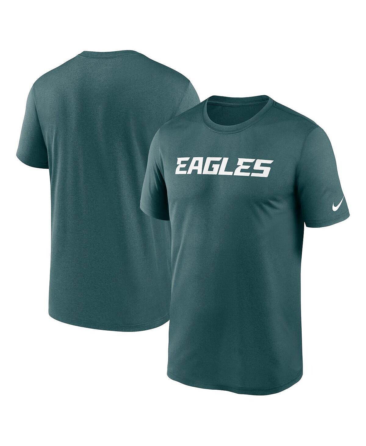 

Мужская зеленая футболка Philadelphia Eagles Legend с надписью Performance Nike
