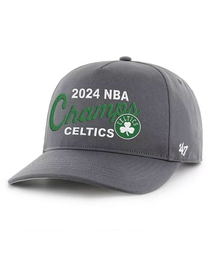 

Мужская темно-серая регулируемая кепка Boston Celtics 2024 NBA Finals Champions Hitch '47 Brand, серый