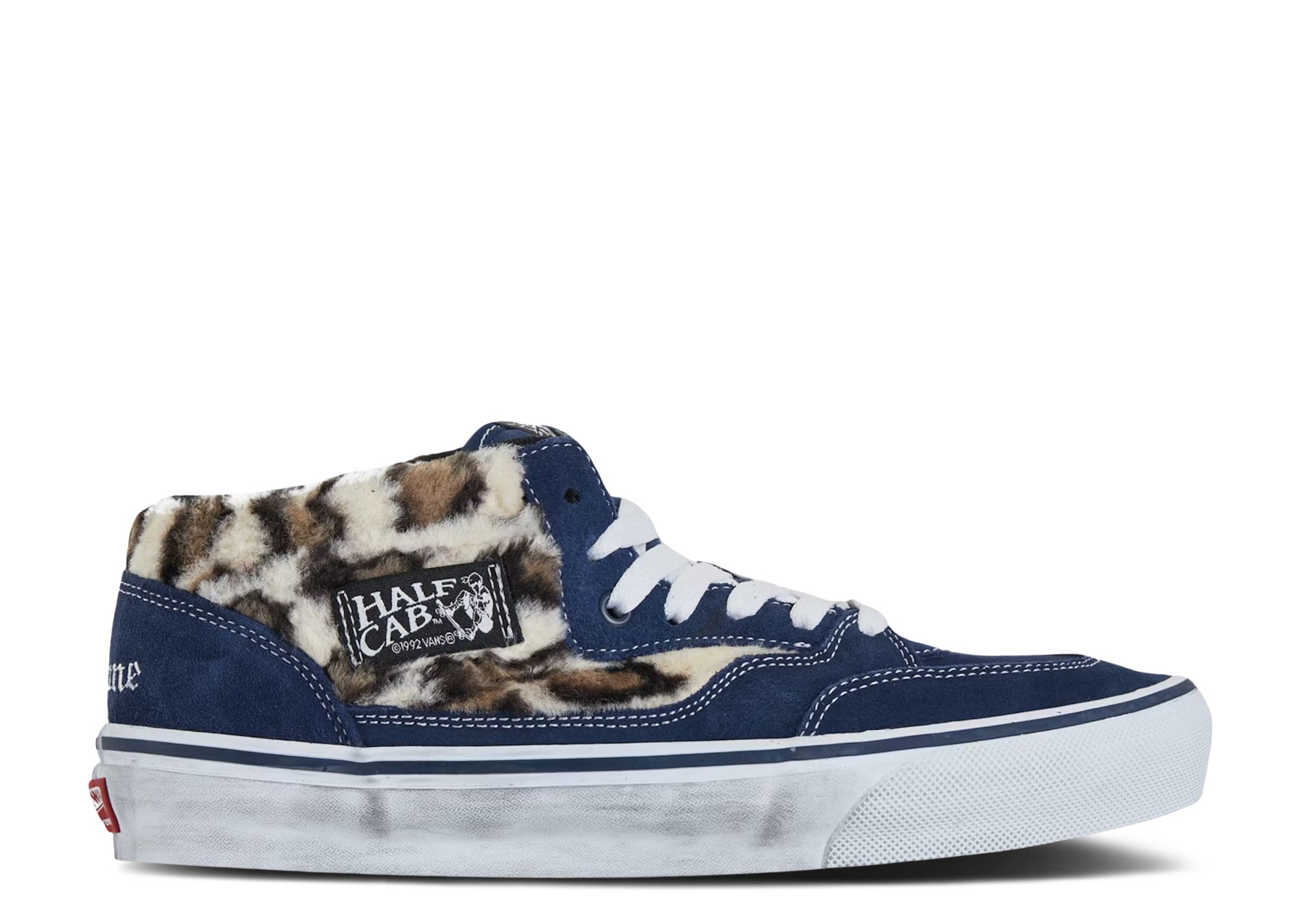 

Кроссовки Vans Supreme X Skate Half Cab '92 'Leopard Pack - Navy', синий