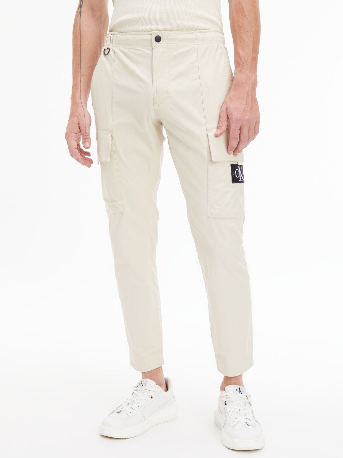 

Брюки-карго Calvin Klein Jeans, классический бежевый