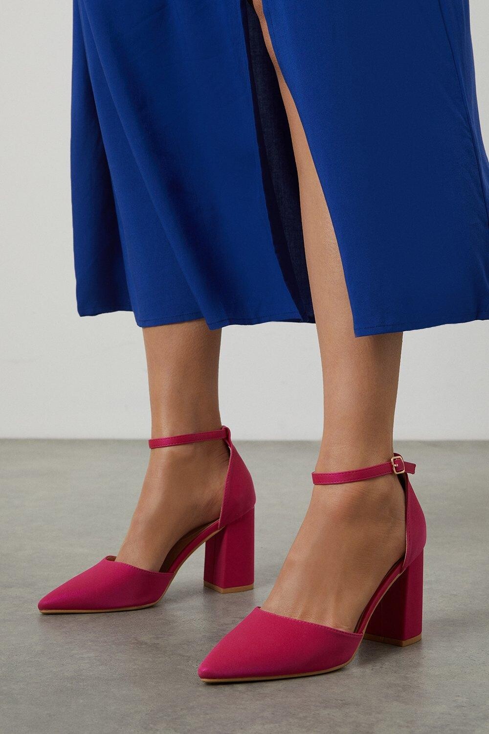 

Туфли-лодочки Ellery, состоящие из двух частей на блочном каблуке Wallis, розовый