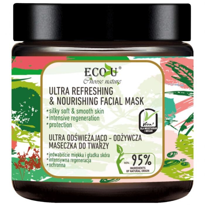 

Маска для лица Mascarilla Facial Ultra Refrescante y Nutritiva Eco U, 100 ml