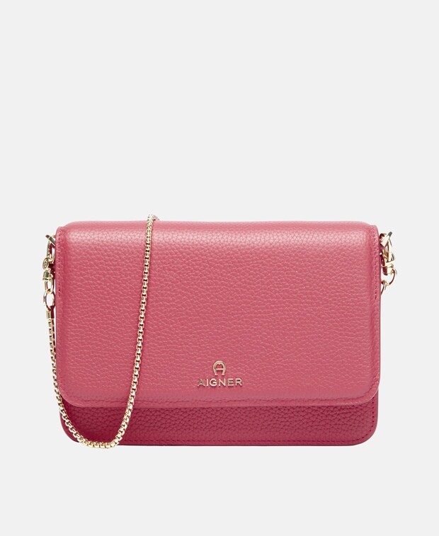 

Кожаная сумка через плечо Aigner, роза