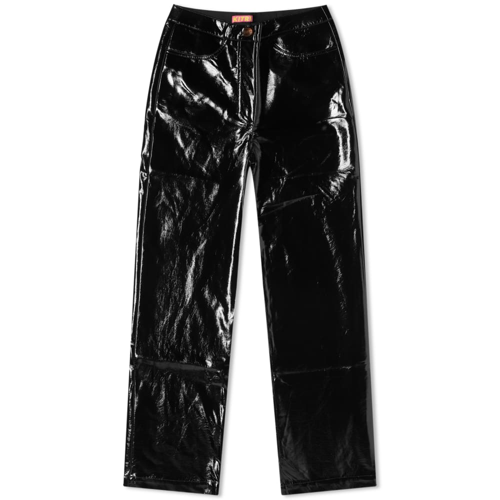 цена Виниловые брюки Kitri Janice, черный