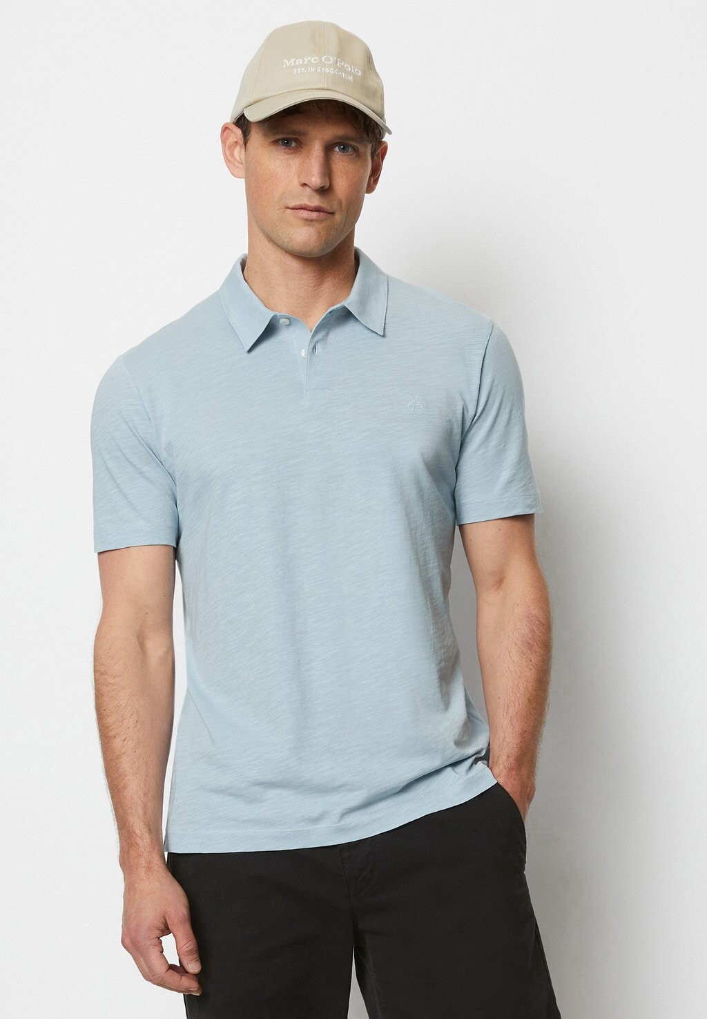 

Рубашка-поло SHAPED IN SOFTER QUALITÄT Marc O'Polo, цвет homestead blue