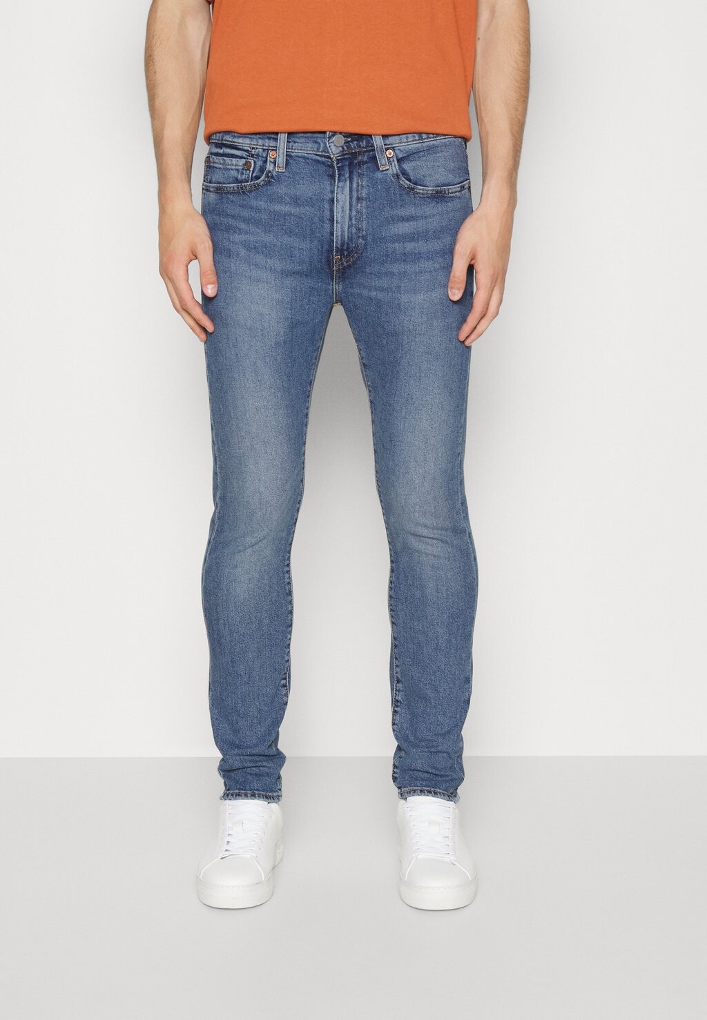 

Джинсы скинни Levi's Skinny-Farkut, средний темно-синий