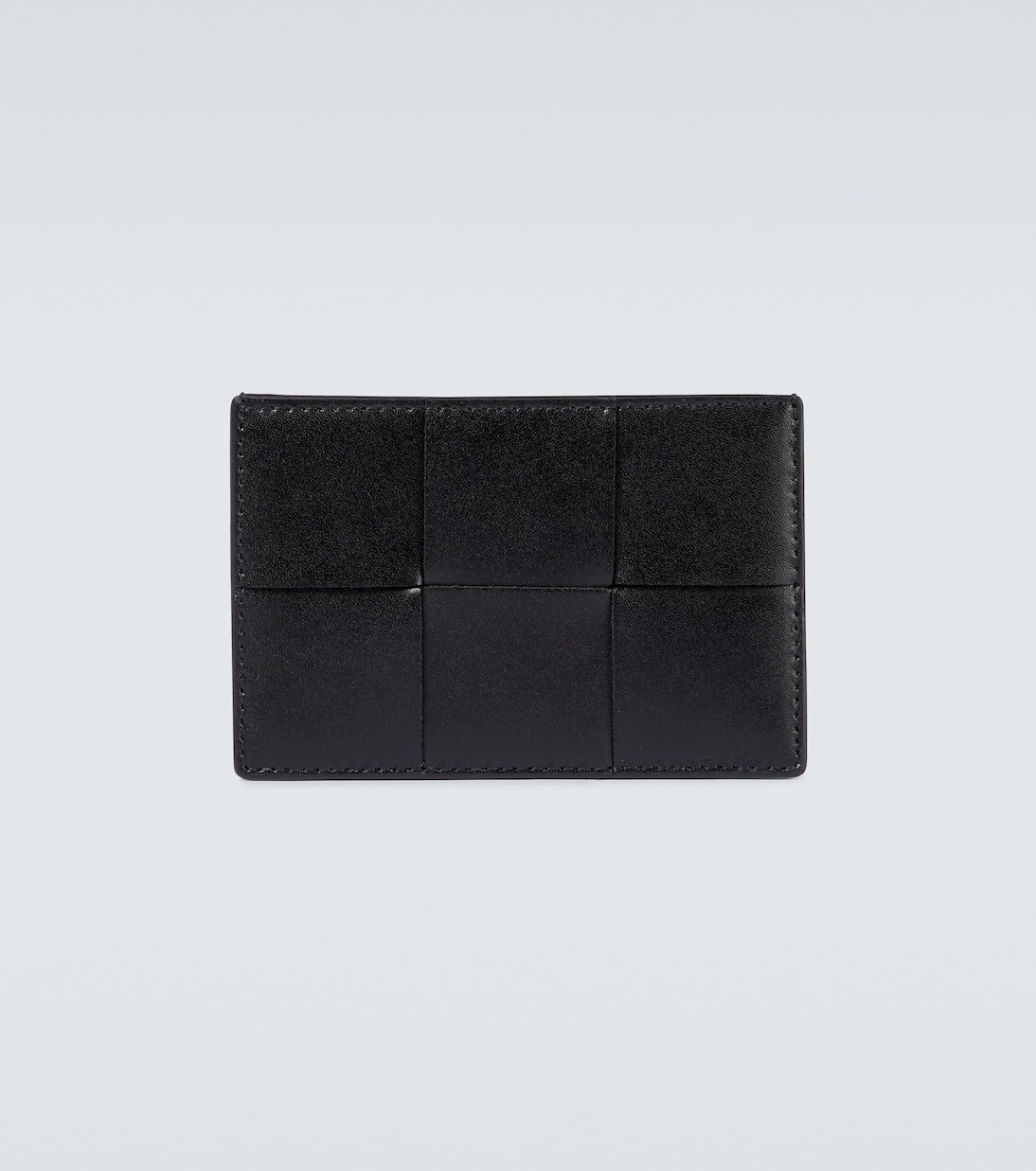 

Кожаный картхолдер intreccio Bottega Veneta, черный