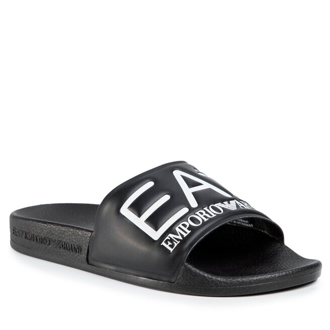

Шлепанцы EA7 Emporio Armani, черный