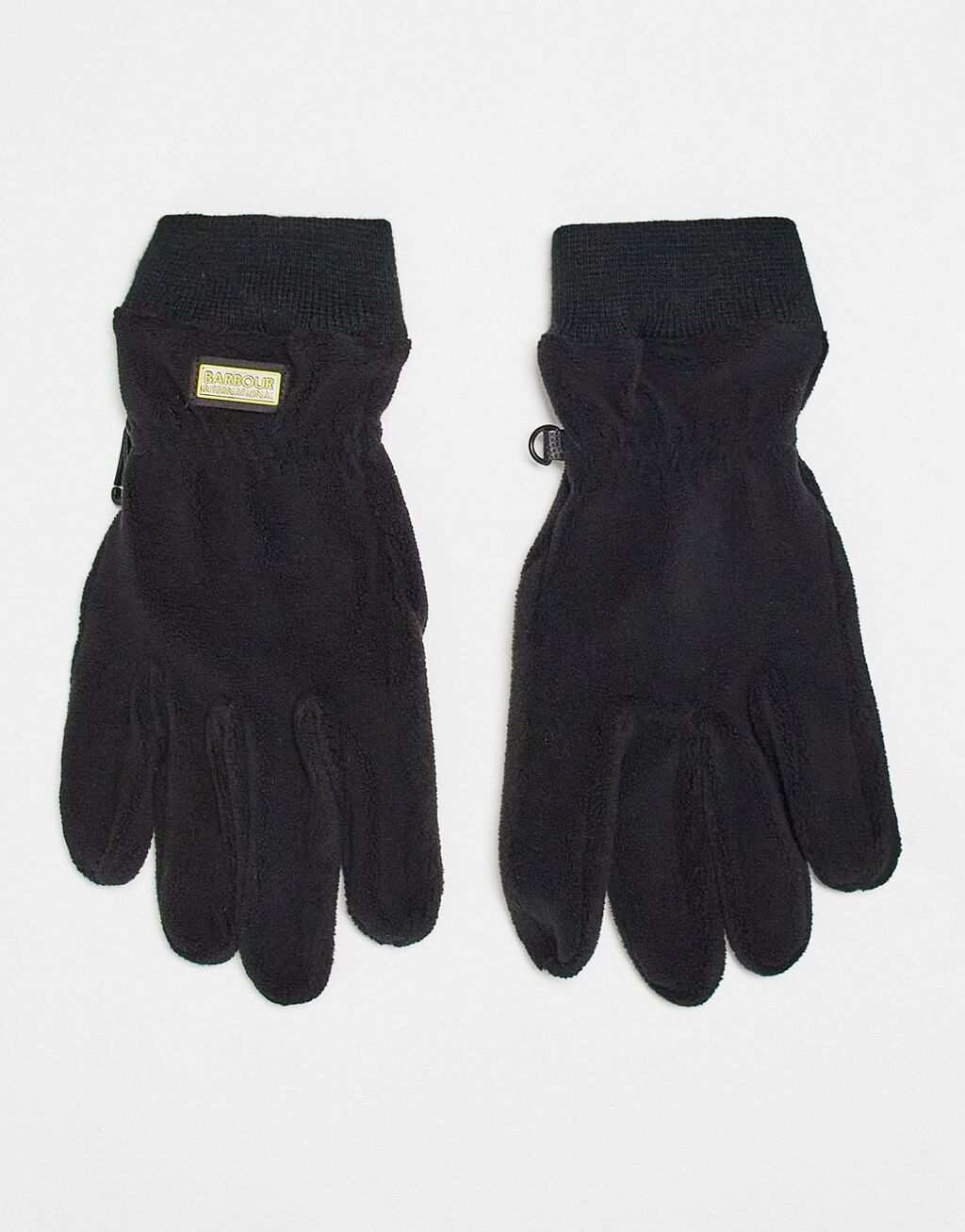 

Черные флисовые перчатки Barbour International Axle