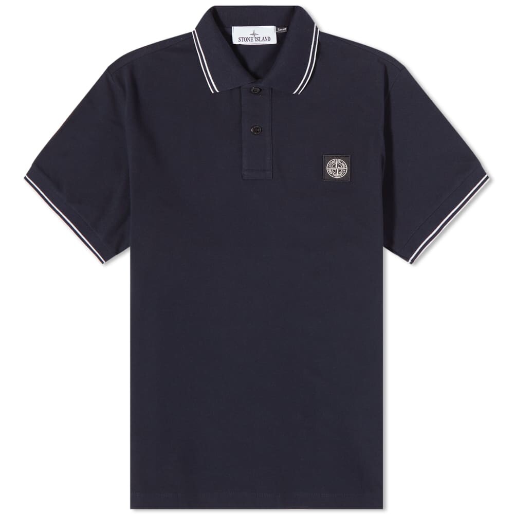 

Поло Stone Island с нашивкой