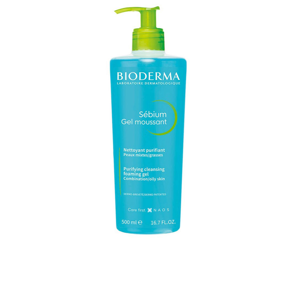 Очищающий гель для лица Sébium gel moussant limpieza específica sin detergente Bioderma, 500 мл bioderma sebium gel moussant face wash 200ml
