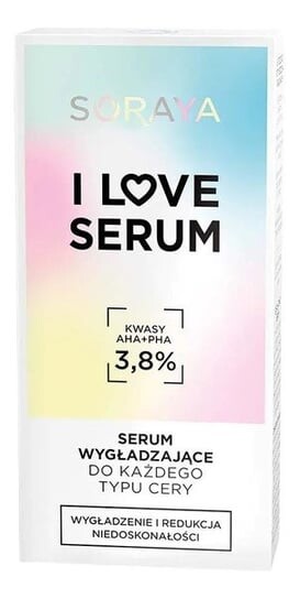 

Разглаживающая сыворотка с AHA+PHA кислотами 3,8% 30мл Soraya I Love Serum
