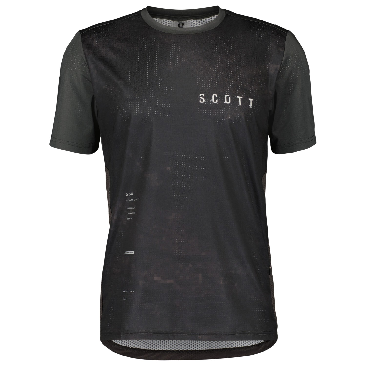 Велосипедный трикотаж Scott Trail Vertic S/S, цвет Black/Dark Grey