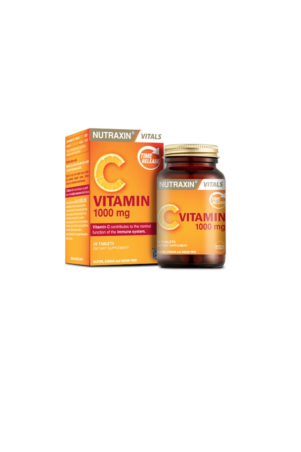 

Nutraxin Витамин C Vitals 1000 мг 30 таблеток