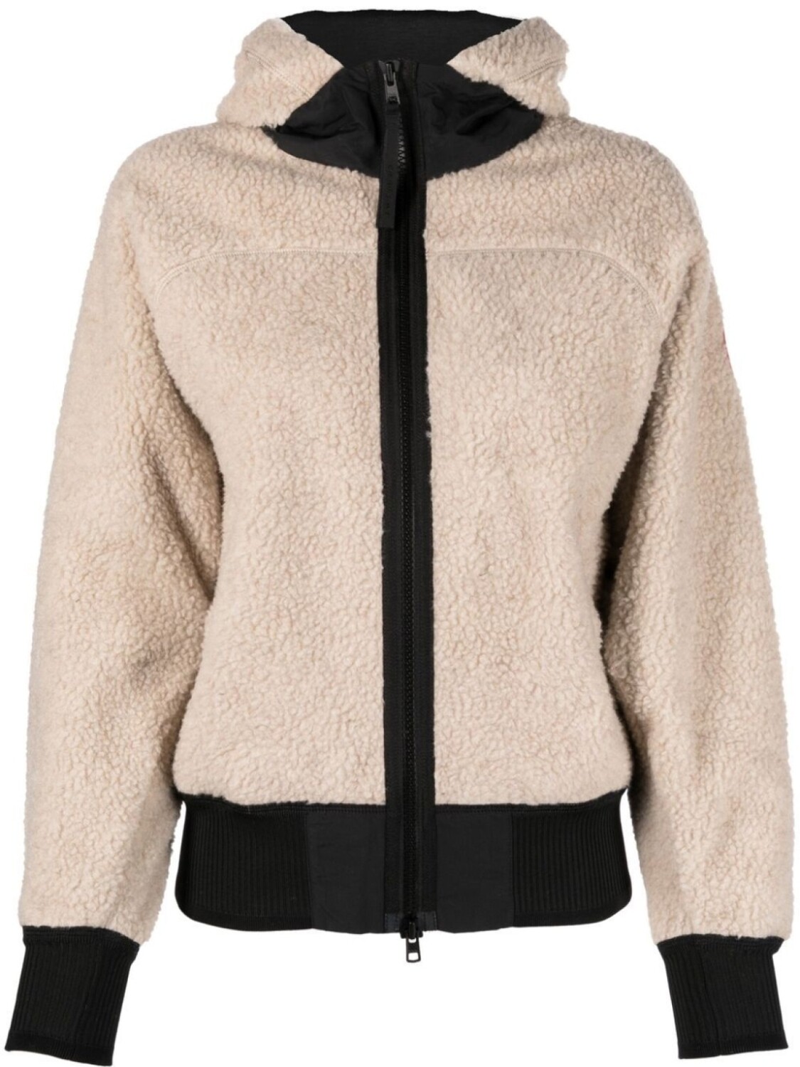 

Canada Goose флисовая дубленка Simcoe на молнии, серый