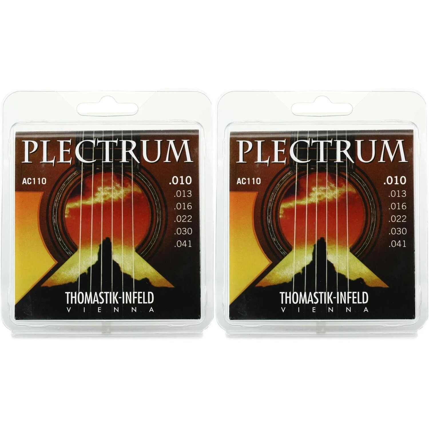 

Новые струны для акустической гитары Thomastik-Infeld AC110 Plectrum — .010-.041 Extra Light (2 шт.)