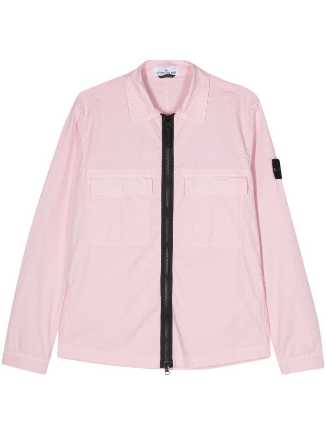 

Stone Island рубашка с аппликацией Compass, розовый