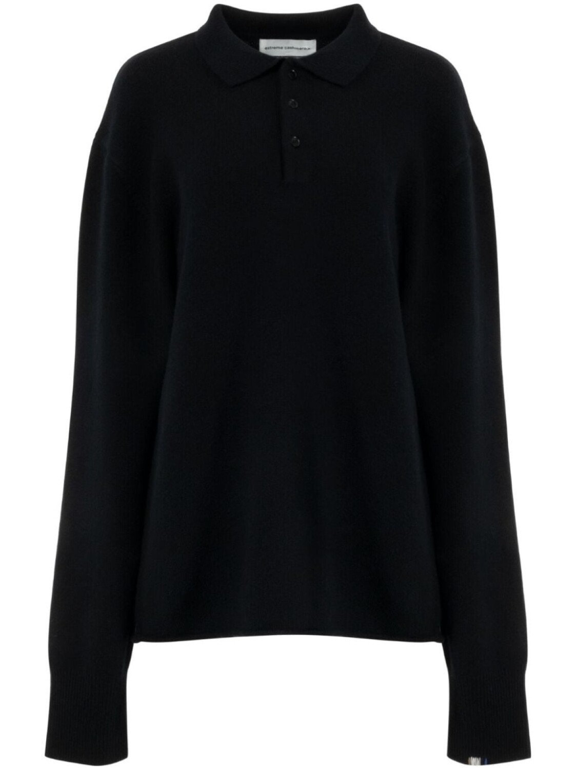 

Extreme cashmere свитер Marylebone с воротником поло, черный