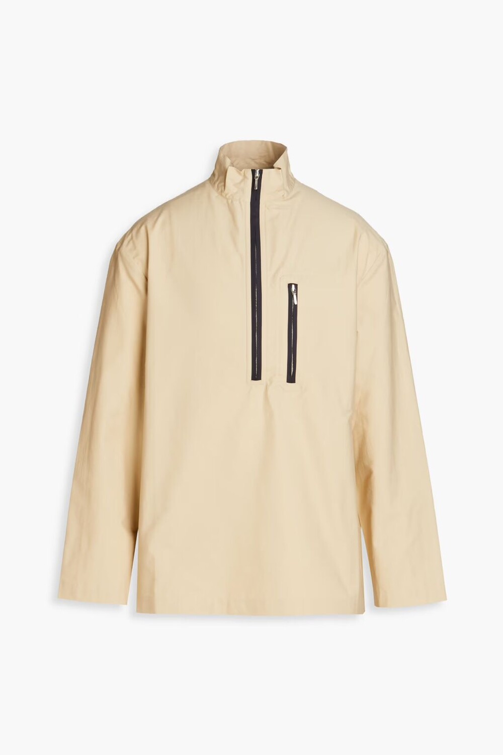 

Куртка Le Haut Vanilla из хлопкового твила с полумолнией Jacquemus, бежевый